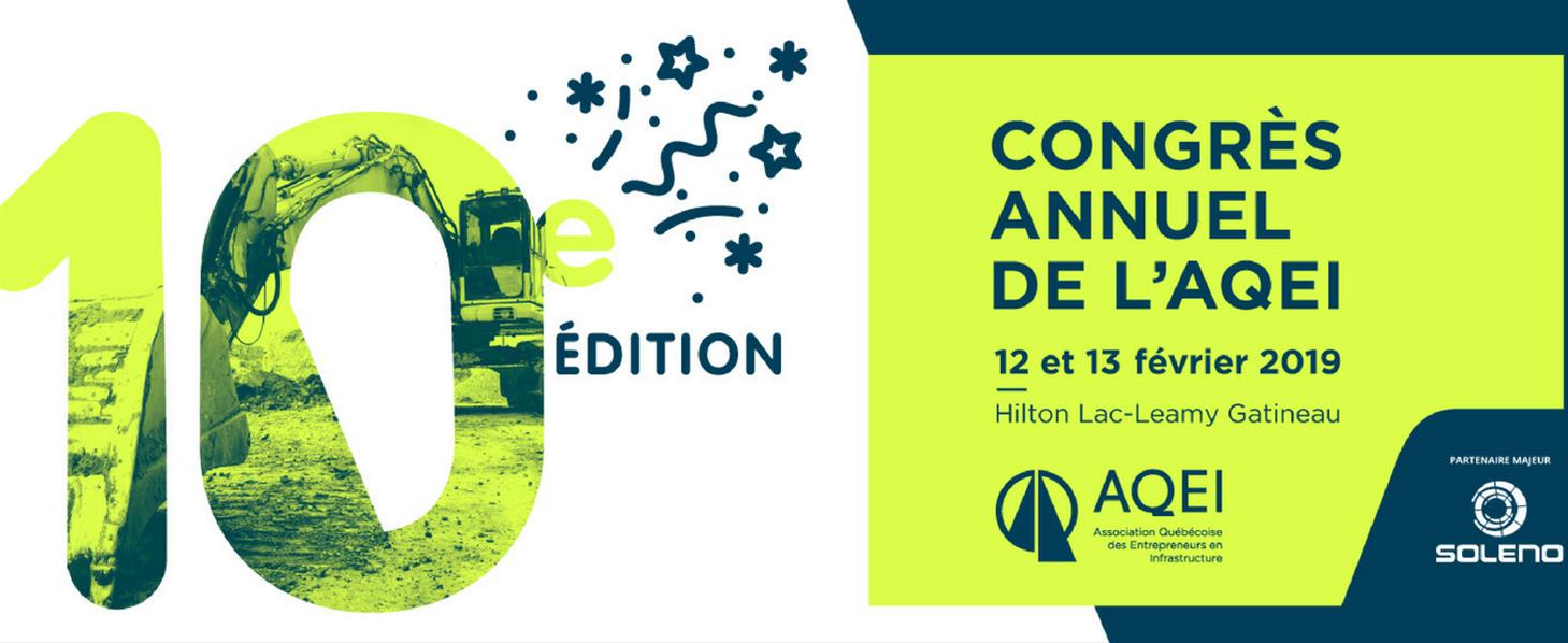 Congrès annuel de l'AQEI / 12 et 13 février 2019