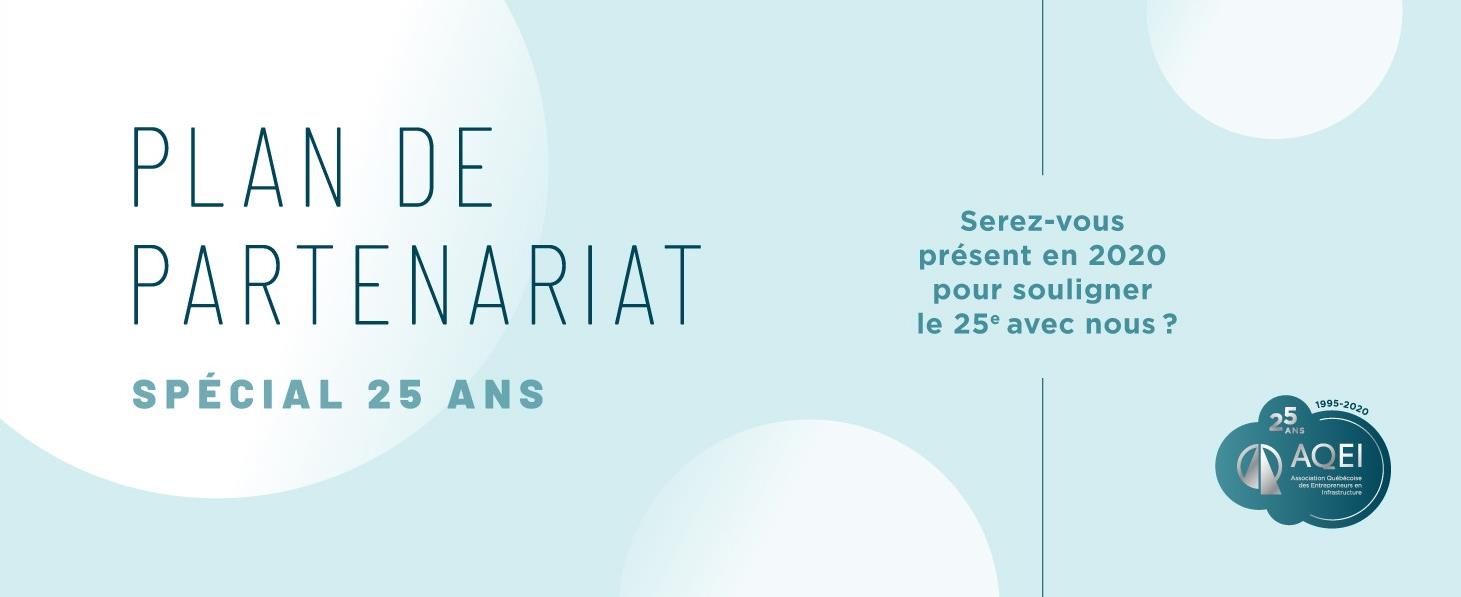 Plan de partenariat - Spécial 25 ans