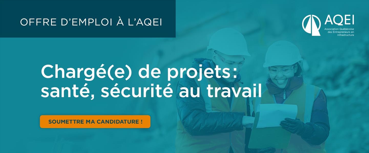 Nous recrutons - Chargé(e) de projets – Santé, sécurité au travail