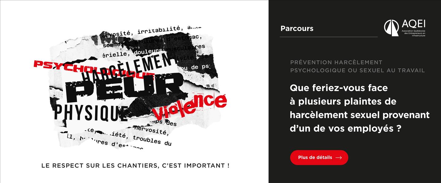 LE RESPECT SUR LES CHANTIERS, C’EST IMPORTANT !
